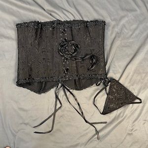 Miss Molly Bustier Corset and Thong | 6XL